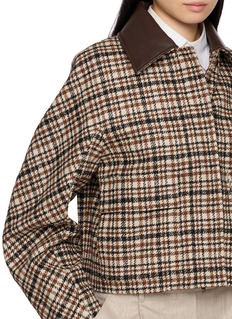 BRUNELLO-CUCINELLI 格纹工装外套