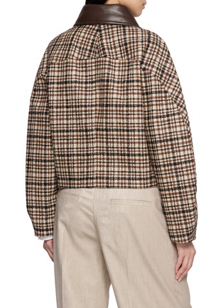背面 - 点击放大 - BRUNELLO CUCINELLI - 格纹工装外套