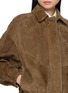  - BRUNELLO CUCINELLI - 翻领绒面皮夹克