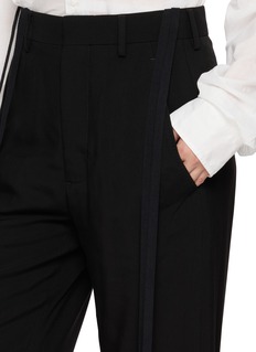 ANN-DEMEULEMEESTER ANNEKE 飘带阔腿长裤