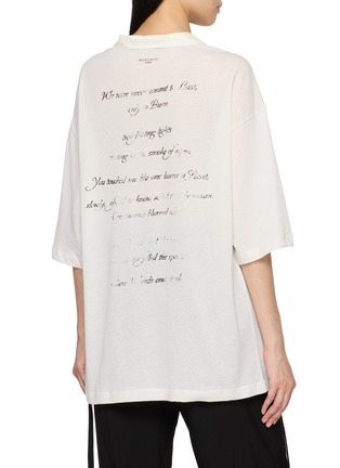 背面 - 点击放大 - ANN DEMEULEMEESTER - AGNETA 可拆卸领短袖T恤