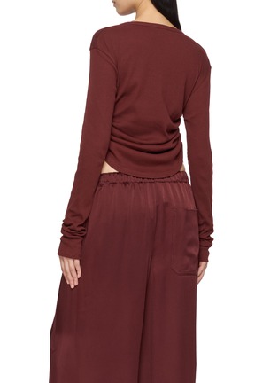 背面 - 点击放大 - ANN DEMEULEMEESTER - DOT 褶皱抽绳上衣