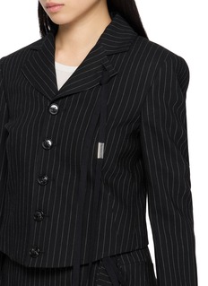ANN-DEMEULEMEESTER MANDA 条纹西装外套