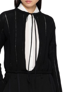 ANN-DEMEULEMEESTER JACKLIN 镂空针织开衫