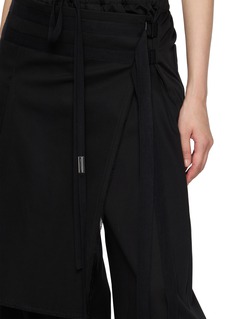 ANN-DEMEULEMEESTER MARKE 围裙式阔腿休闲裤