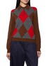 PRADA 菱格纹针织 POLO 衫