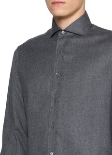 BRUNELLO-CUCINELLI 纽扣长袖衬衫